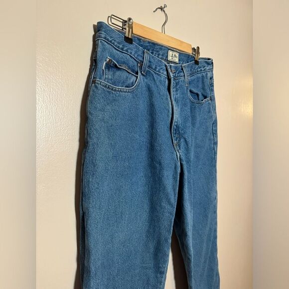 SALE! Men’s L.L. Bean Flannel Lined Jeans Size 35x30 EUC - Picture 3 of 6